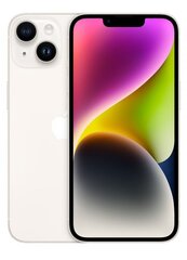 Apple iPhone 14 256GB Starlight MPW43PX/A цена и информация | Мобильные телефоны | hansapost.ee