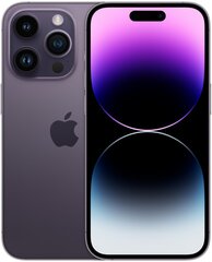 Apple iPhone 14 Pro 128GB Deep Purple MQ0G3PX/A цена и информация | Мобильные телефоны | hansapost.ee