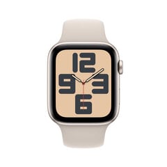 Apple Watch SE GPS + Cellular 44mm Starlight Aluminium Case with Starlight Sport Band - Regular 2nd Gen - MNPT3UL/A hind ja info | Nutikellad, laste nutikellad | hansapost.ee