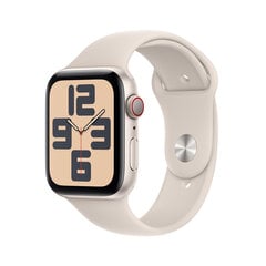 Apple Watch SE2nd Gen GPS + Cellular 44mm Starlight Aluminium Case ,Starlight Sport Band - MNPT3UL/A цена и информация | Смарт-часы | hansapost.ee