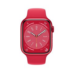 Apple Watch Series 8 GPS + Cellular 45mm (PRODUCT)RED Aluminium Case ,(PRODUCT)RED Sport Band - MNKA3UL/A цена и информация | Смарт-часы (smartwatch) | hansapost.ee