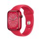 Apple Watch Series 8 GPS + Cellular 45mm (PRODUCT)RED Aluminium Case ,(PRODUCT)RED Sport Band - MNKA3UL/A цена и информация | Nutikellad, laste nutikellad | hansapost.ee