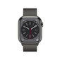 Apple Watch Series 8 GPS + Cellular 45mm Graphite Stainless Steel Case ,Graphite Milanese Loop MNKX3UL/A цена и информация | Nutikellad, laste nutikellad | hansapost.ee