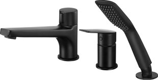 3-osaline vannisegisti Deante Jasmin nero price and information | Bathroom faucets | hansapost.ee