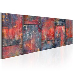 Картина - Metal Mosaic: Red 135x45 см цена и информация | Картины, живопись | hansapost.ee