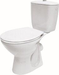 WC-pott Cersanit Compact 640 koos aeglaselt sulguva kaanega hind ja info | Cersanit Remondikaubad, sanitaartehnika ja kütteseadmed | hansapost.ee