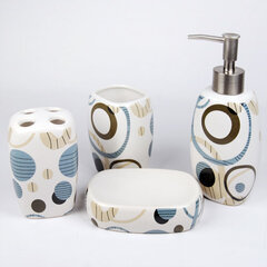 Комплект керамических аксессуаров для ванной комнаты "Benedomo" цена и информация | Аксессуары для ванной комнаты | hansapost.ee