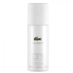 Ароматизированный спрей-дезодорант для мужчин Lacoste Eau de Lacoste L.12.12 Blanc 150 мл цена и информация | Мужская парфюмированная косметика | hansapost.ee