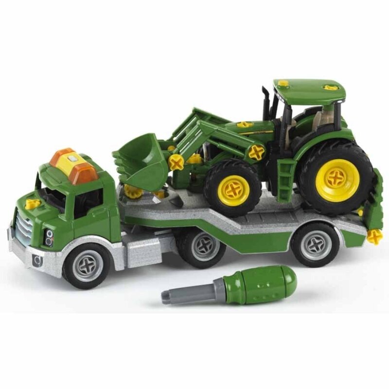 Traktor koos traktoriga haagisel John Deere цена и информация | Mänguasjad poistele | hansapost.ee