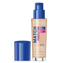 Rimmel London Match Perfection SPF20 тональный крем 30 мл, 82 Fair Beige цена и информация | Пудры, базы под макияж | hansapost.ee