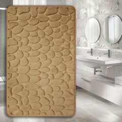 Vaip Memory foam Benedomo Dark beige, 60x100 cm цена и информация | Аксессуары для ванной комнаты | hansapost.ee