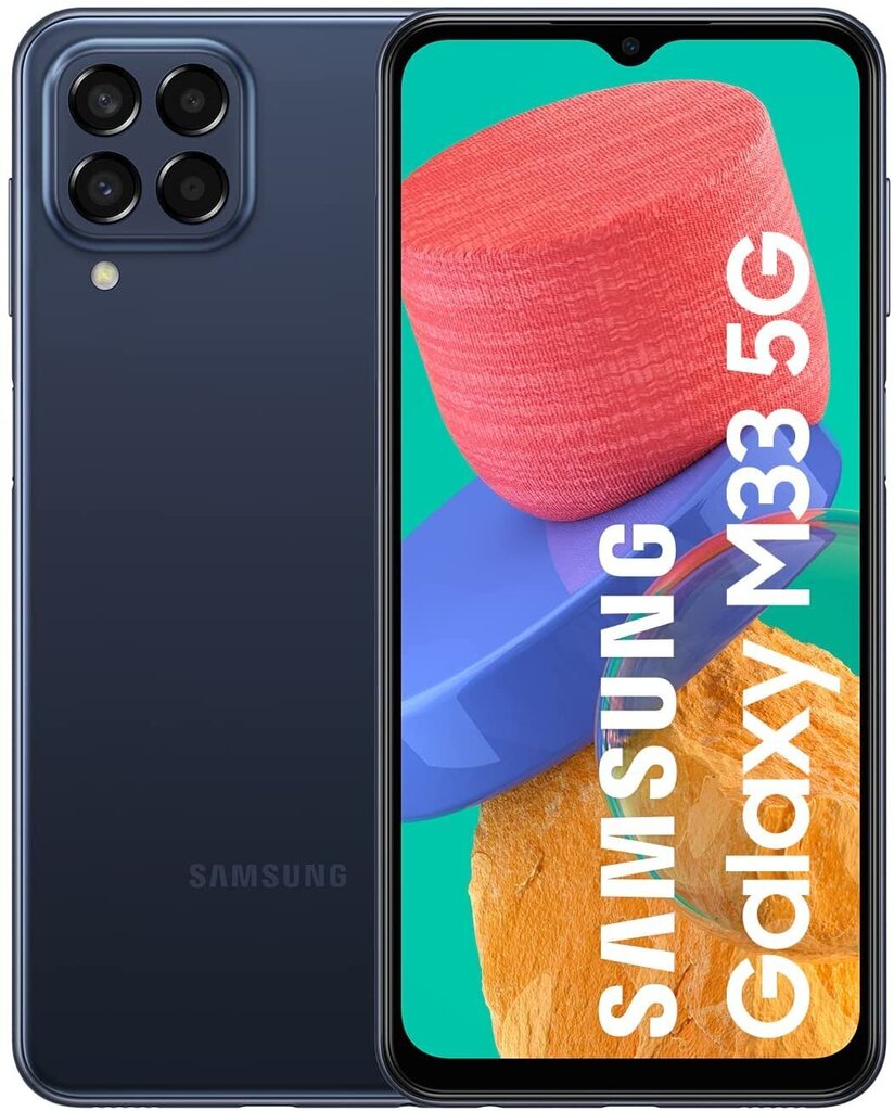 Samsung Galaxy M33 5G 6/128GB Dual Sim Blue цена и информация | Telefonid | hansapost.ee