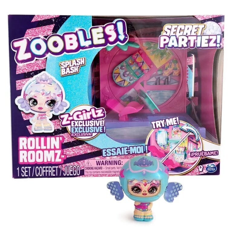 Mänguasjade komplekt Zoobles, 2 sari Secret Partiez Splash Bash, 6064355 цена и информация | Mänguasjad tüdrukutele | hansapost.ee