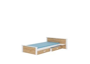 Детская кроватка с полкой Aldex Shelf 190x96x72cm с матрасом цена и информация | Детские кровати | hansapost.ee