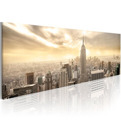 Pilt - New York City among the clouds 135x45 cm hind ja info | Seinapildid | hansapost.ee