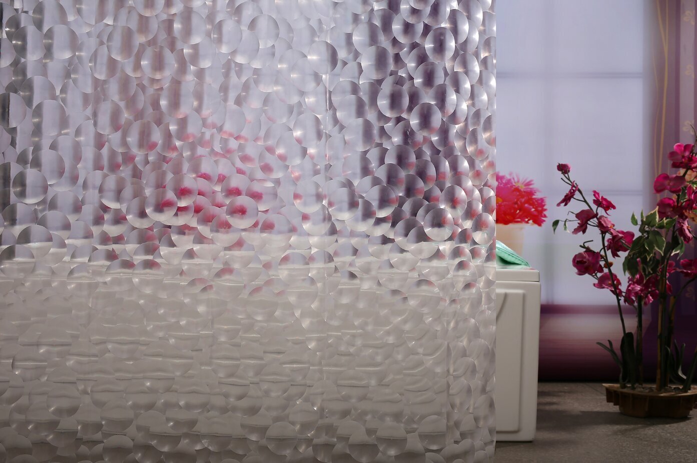 3D holograafiline EVA vannikardin 180x180 cm hind ja info | Vannitoa aksessuaarid | hansapost.ee