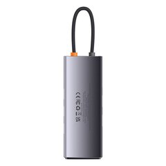 Hub 7in1 Baseus Metal Gleam Series, USB-C to 3x USB 3.0 + 2x HDMI + USB-C PD + Ethernet RJ45 цена и информация | Адаптеры и USB-hub | hansapost.ee