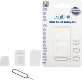 LOGILINK - Dual Sim Card Adapter цена и информация | Lisatarvikud mobiiltelefonidele | hansapost.ee
