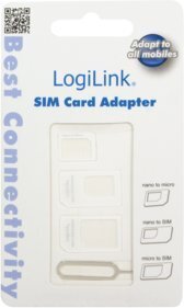 LOGILINK - Dual Sim Card Adapter цена и информация | Lisatarvikud mobiiltelefonidele | hansapost.ee