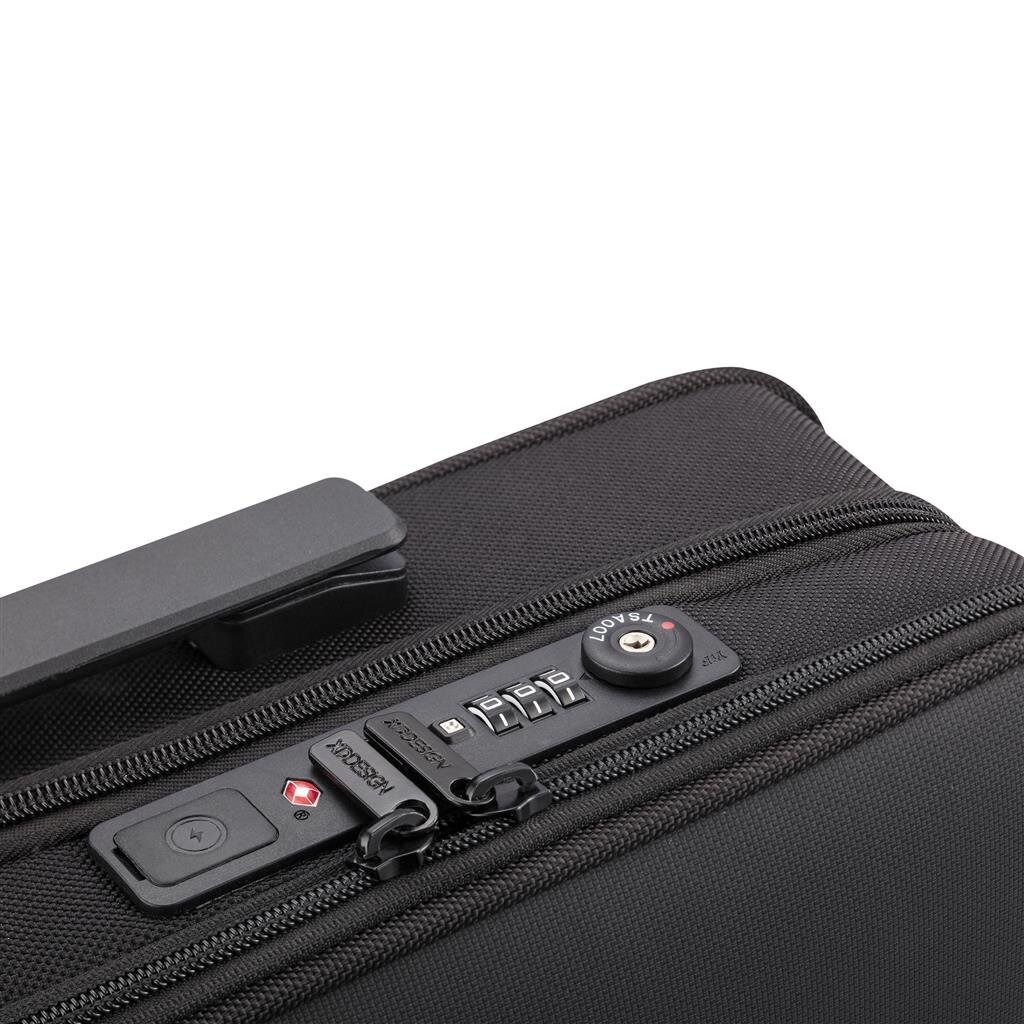 XD DESIGN TRAVEL BAG FLEX FOLDABLE TROLLEY BLACK P/N: P705.811 цена и информация | Kohvrid, reisikotid | hansapost.ee