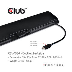 Club 3D CSV-1564W100 цена и информация | Адаптеры и USB-hub | hansapost.ee