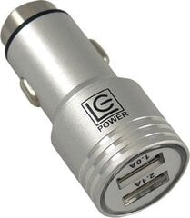 LC-Power LC-USB-CAR-ALU hind ja info | Laadijad mobiiltelefonidele | hansapost.ee