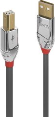 CABLE USB2 A-B 2M/CROMO 36642 LINDY цена и информация | Кабели для телефонов | hansapost.ee