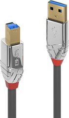 CABLE USB3.0 A-B 3M/CROMO 36663 LINDY hind ja info | Mobiiltelefonide kaablid | hansapost.ee
