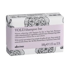 Шампунь для объема для тонких и ослабленных волос Davines Volu Shampoo Bar, 100 г цена и информация | Шампуни | hansapost.ee