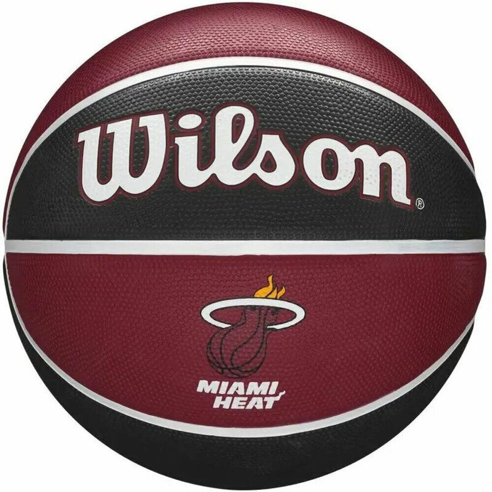 Korvpalli pall Wilson Miami Heat, tumepunane hind ja info | Korvpallid | hansapost.ee