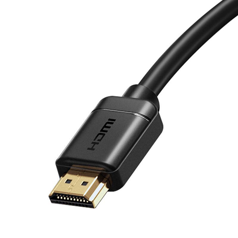 Baseus High Definition Series HDMI 2.0 cable, 4K 60Hz, 0.75m (black) hind ja info | Juhtmed ja kaablid | hansapost.ee
