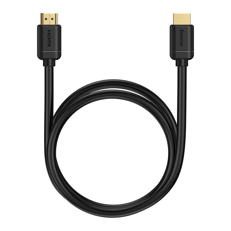 Baseus High Definition Series HDMI 2.0 cable, 4K 60Hz, 0.75m (black) hind ja info | Juhtmed ja kaablid | hansapost.ee