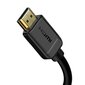 Baseus High Definition Series HDMI 2.0 cable, 4K 60Hz, 0.75m (black) hind ja info | Juhtmed ja kaablid | hansapost.ee