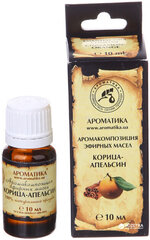 Apelsini-kaneeli eeterlike õlide segu Aromatika, 10 ml hind ja info | Aromatika Kehahooldustooted | hansapost.ee