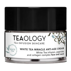 Noorendav näokreem valge teega Teaology 50 ml цена и информация | Кремы для лица | hansapost.ee