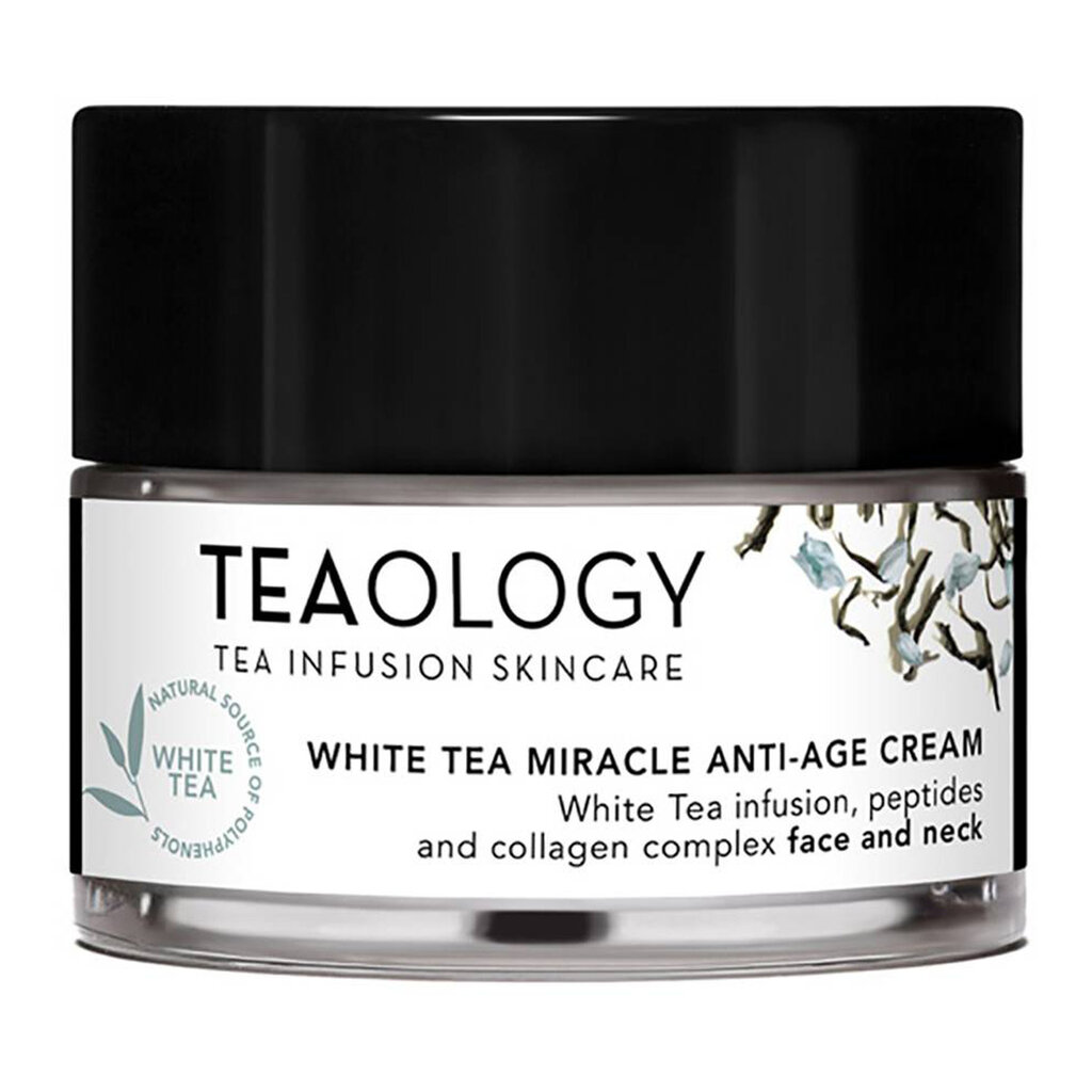 Noorendav näokreem valge teega Teaology 50 ml цена и информация | Näokreemid | hansapost.ee