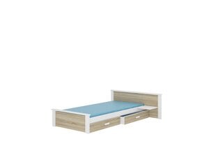 Детская кроватка с полкой Aldex Shelf 208x106x72cm с матрасом цена и информация | Детские кровати | hansapost.ee