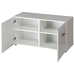 Esikukapp Adana, valge kõrgläige price and information | Shoe cupboards, shoe racks | hansapost.ee