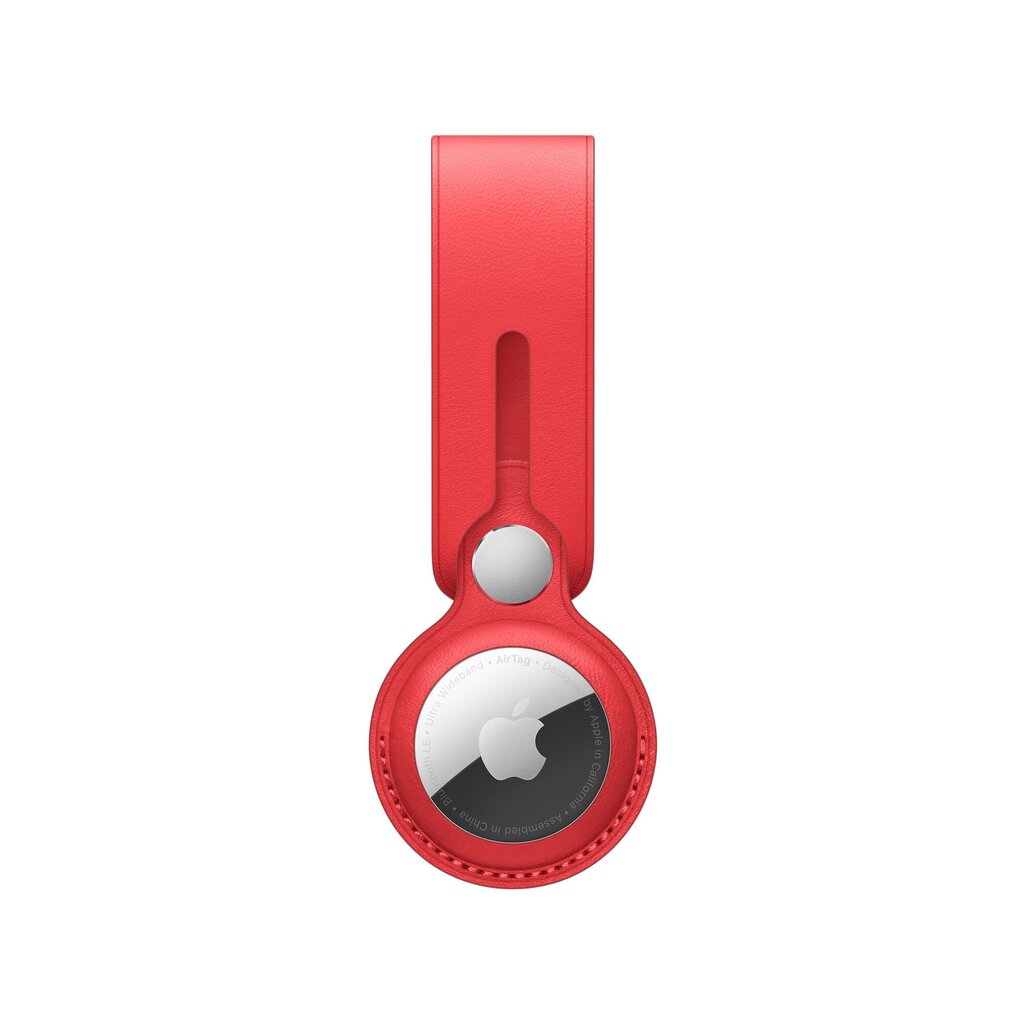 Apple AirTag Leather Loop - (PRODUCT)RED - MK0V3ZM/A цена и информация | Lisatarvikud mobiiltelefonidele | hansapost.ee