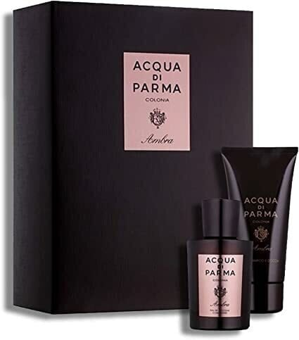 Komplekt Acqua Di Parma Colonia Amber meestele: kölnivesi EDC, 100 ml + šampoon/dušigeel, 75 ml цена и информация | Parfüümid meestele | hansapost.ee