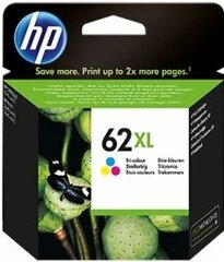 Картридж с оригинальными чернилами HP T62XL, трехцветный цена и информация | Картриджи для струйных принтеров | hansapost.ee