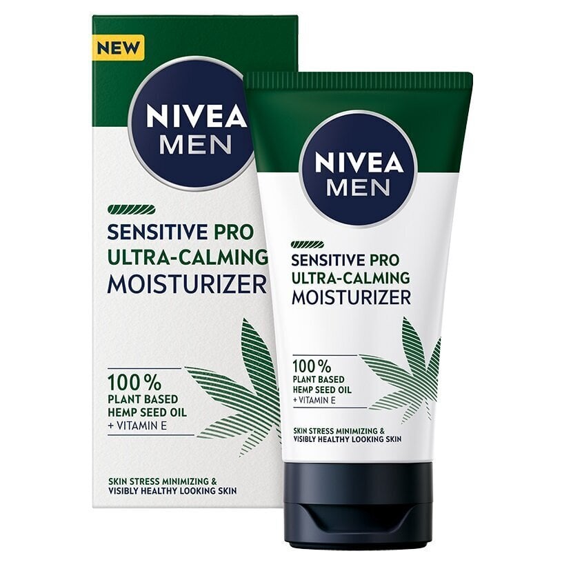 Niisutav kreem meestele Nivea Men Sensitive Pro Ultra-Calming Moisturizer, 75 ml hind ja info | Kehakreemid, kehaõlid ja losjoonid | hansapost.ee