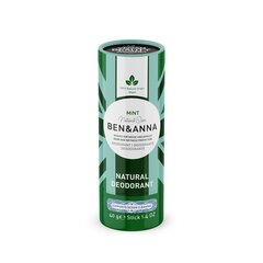Pulkdeodorant Ben & Anna Natural Dezodorant Mint, 40g hind ja info | Deodorandid | hansapost.ee