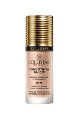 Vedel jumestuskreem Collistar Unico Youth Essence SPF 15 30 ml, 1R Rosy Ivory hind ja info | Jumestuskreemid ja puudrid | hansapost.ee