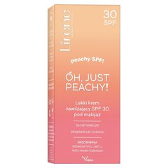 Увлажняющий крем под макияж Lirene Oh, Just Peachy! SPF30 Peach, 50 мл цена и информация | Кремы для лица | hansapost.ee