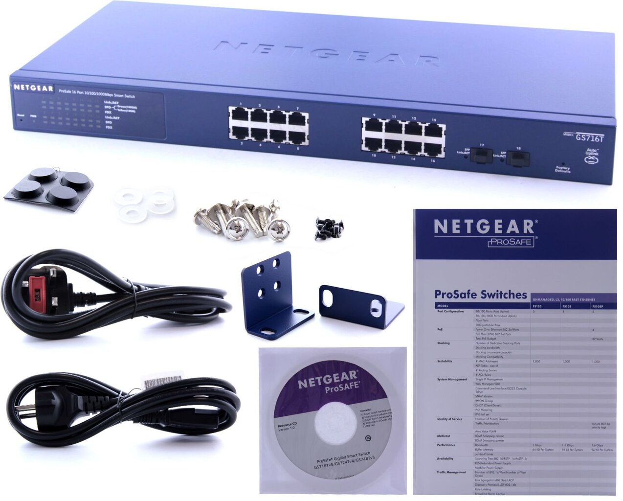 Netgear GS716T-300EUS цена и информация | Ruuterid | hansapost.ee