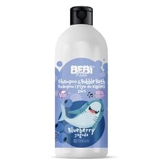 Šampoon ja vannilosjoon lastele Barwa Bebi Kids Shampoo & Bubble Bath 2in1 Blueberry, 500ml цена и информация | Косметика для мам и детей | hansapost.ee