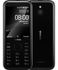 Nokia 8000 4G, Dual SIM, Black (LT, LV, EE) hind ja info | Telefonid | hansapost.ee