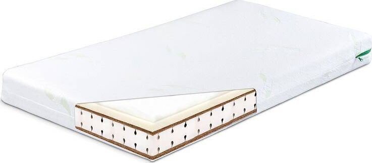 Sensillo beebimadrats memory foam-kookos 120 x 60 cm цена и информация | Madratsid | hansapost.ee