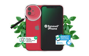 Renewd® iPhone 11 64GB RND-P14664 Red цена и информация | Renewd Мобильные телефоны, Фото и Видео | hansapost.ee